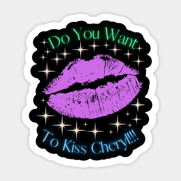 Do You Want To Kiss Cheryl Sticker by MiracleROLart